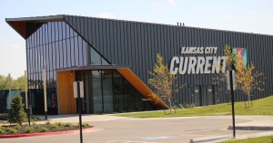 The Kansas City Current training facility stands under the sun.